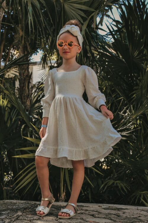 Alternative view of Sukienka Dziecięca Lilia w 4 kolorach