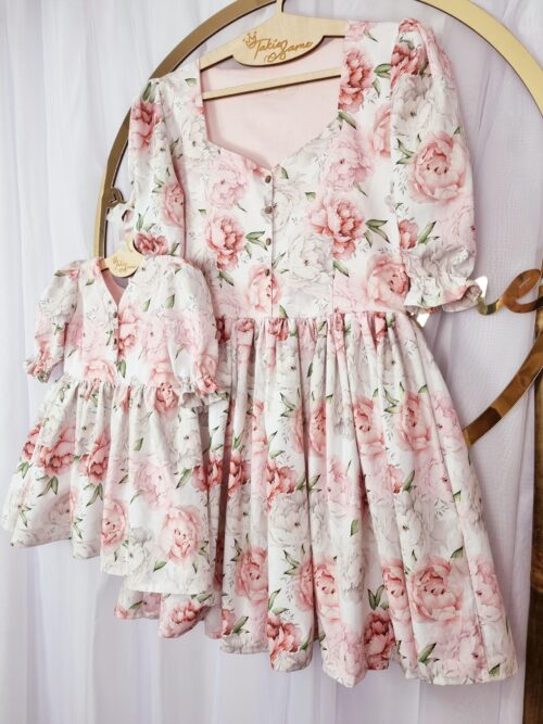 Zestaw sukienek Mama&Córka Peonia