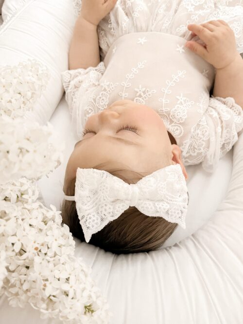 Alternative view of Opaska kokardka koronkowa