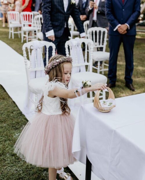 Alternative view of Sukienka Hope II z piórkami (na krótki i długi rękaw)