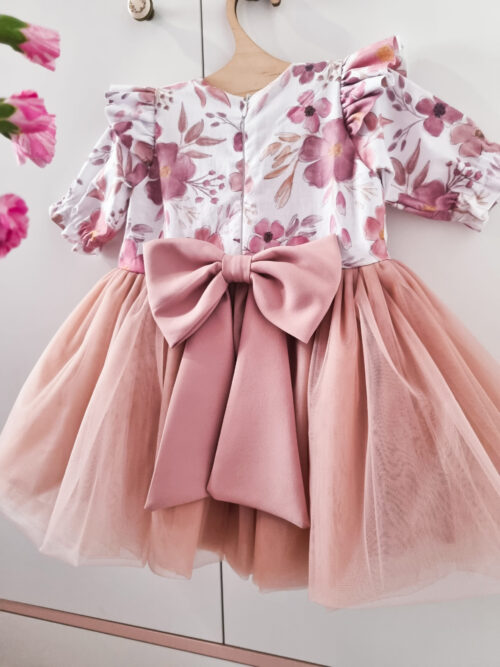 Alternative view of Tiulowe kwiatowe ukojenie (na krótki i długi rękaw)