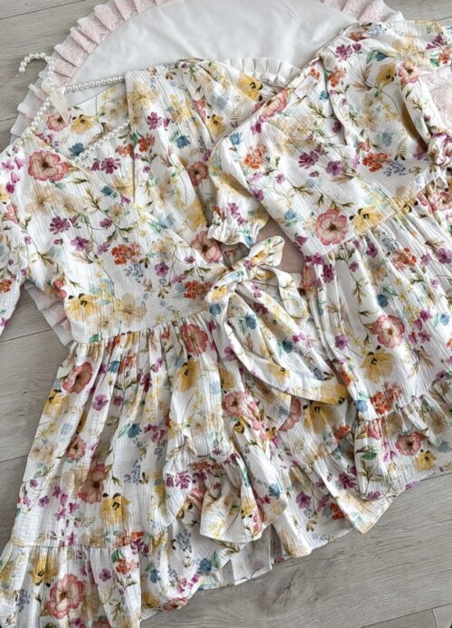 Alternative view of Zestaw sukienek Mama&Córka Muślinowych Kwiaty